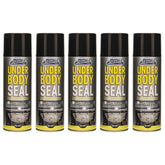 5X Underbody Seal Black Spray 400ml Spray Paint